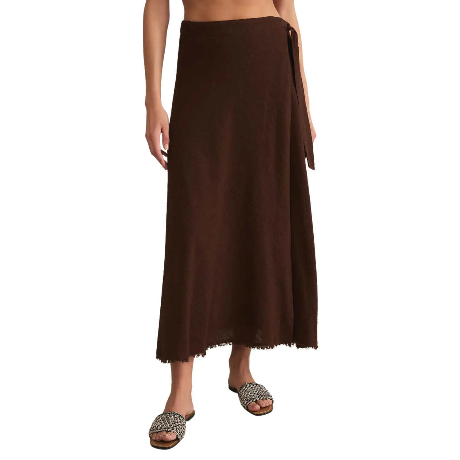 Salerno Wrap Midi Skirt