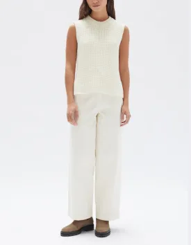 Sienna Knit Tank Cream