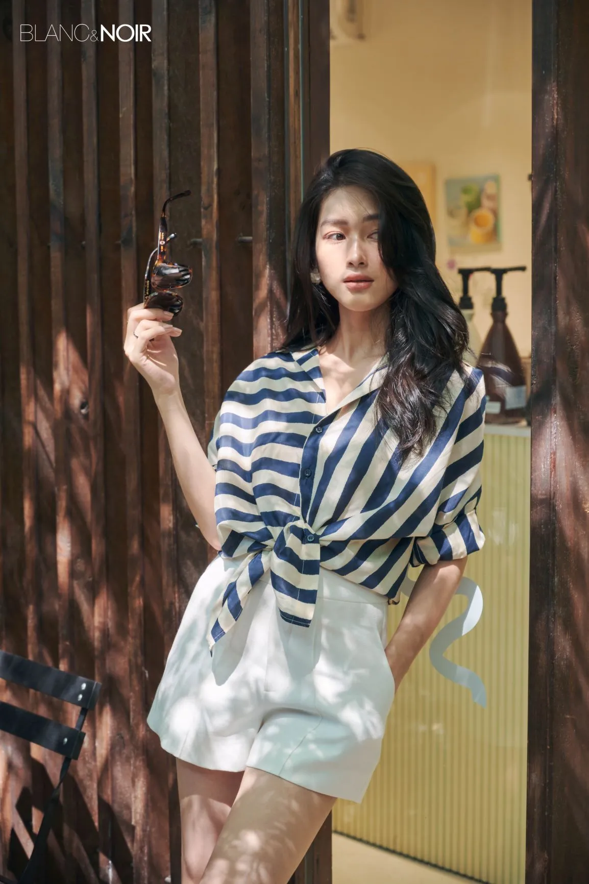 Stripes Linen Silk Shirt