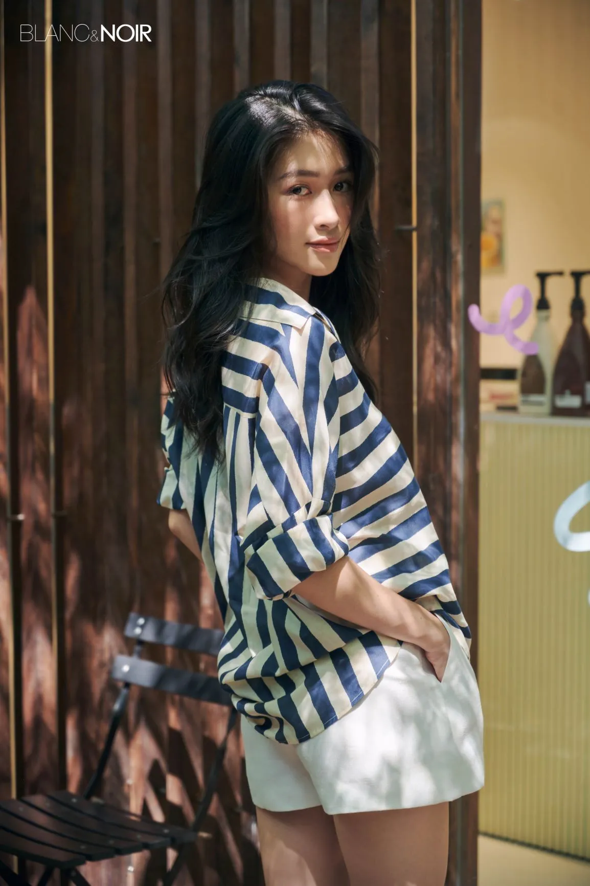 Stripes Linen Silk Shirt