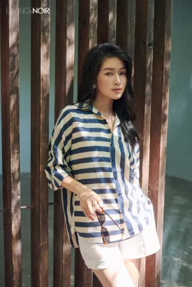 Stripes Linen Silk Shirt
