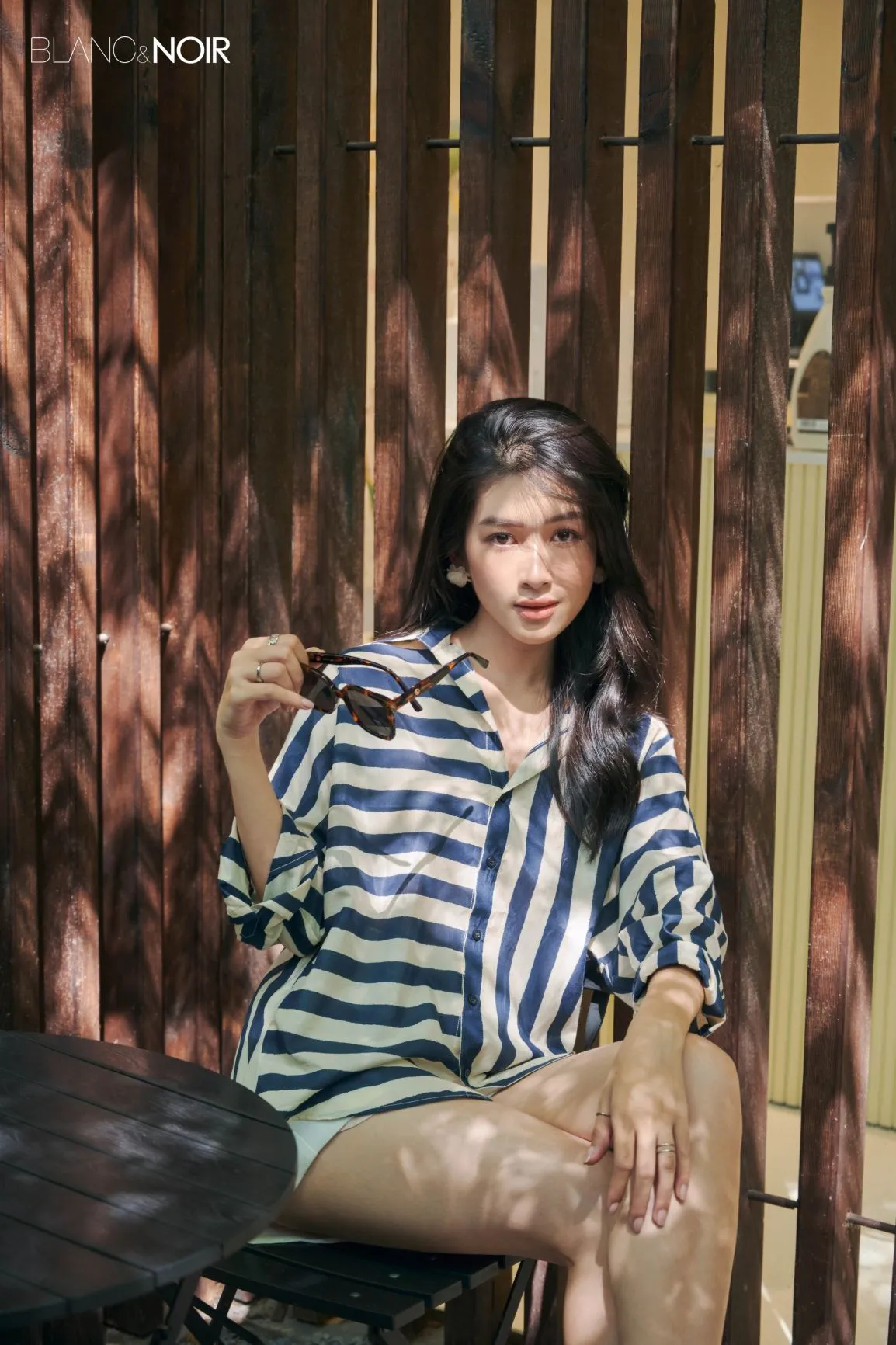 Stripes Linen Silk Shirt