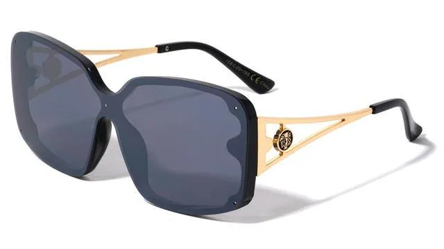 Stunning Oversized women's Shield Kleo Sunglasses UV400