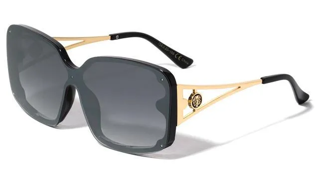 Stunning Oversized women's Shield Kleo Sunglasses UV400