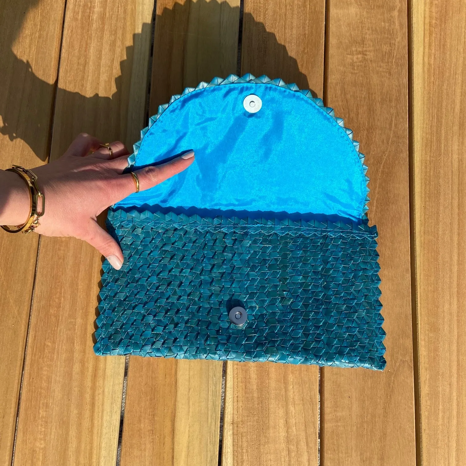 The Raffia Clutch Bag