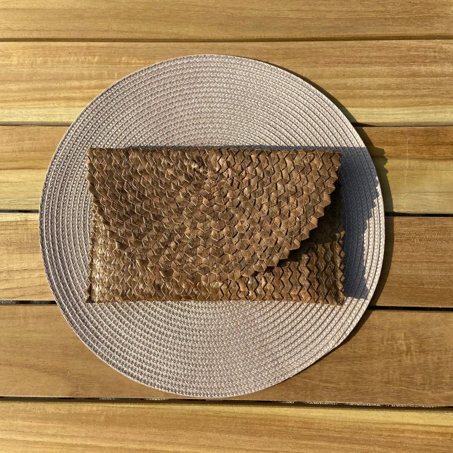 The Raffia Clutch Bag