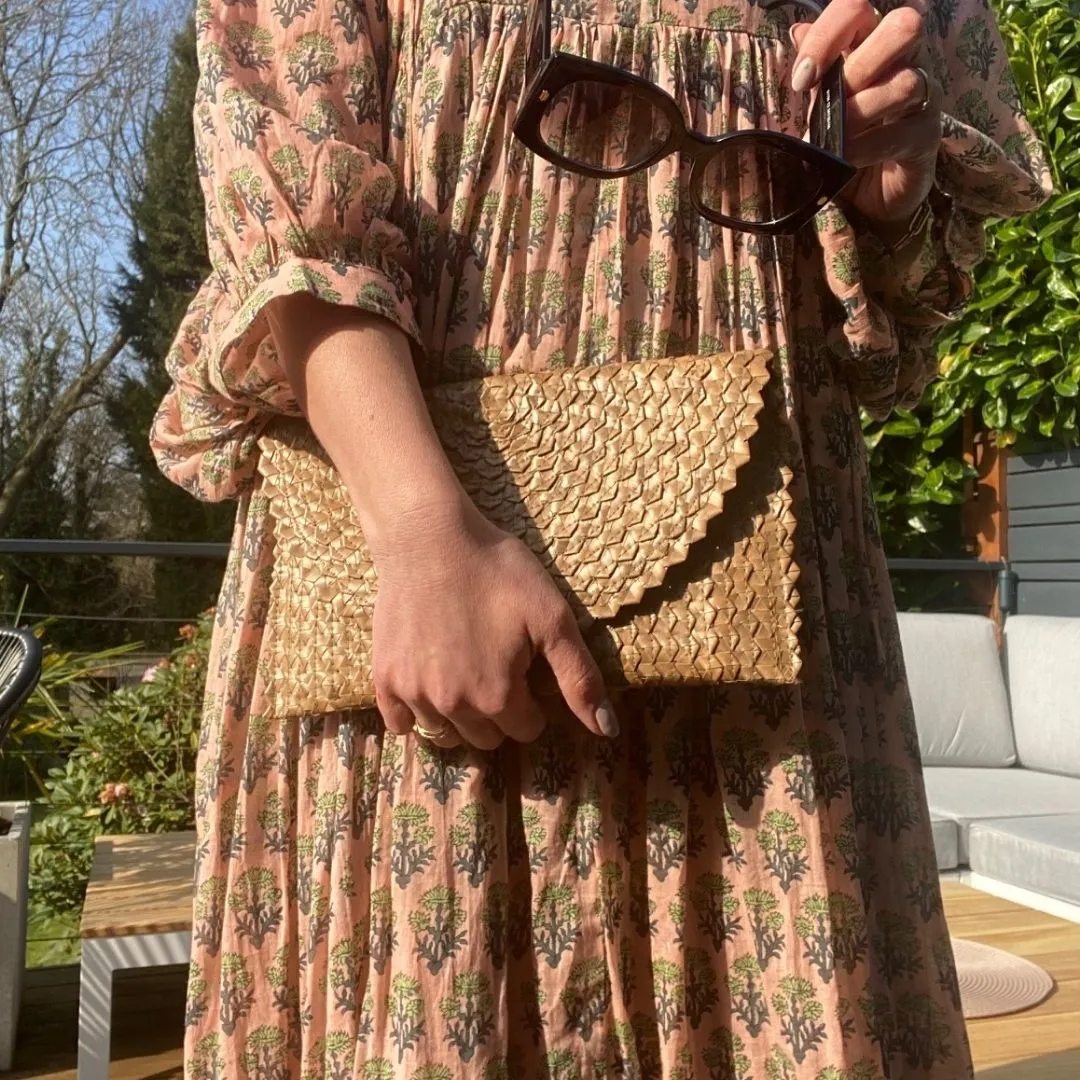 The Raffia Clutch Bag