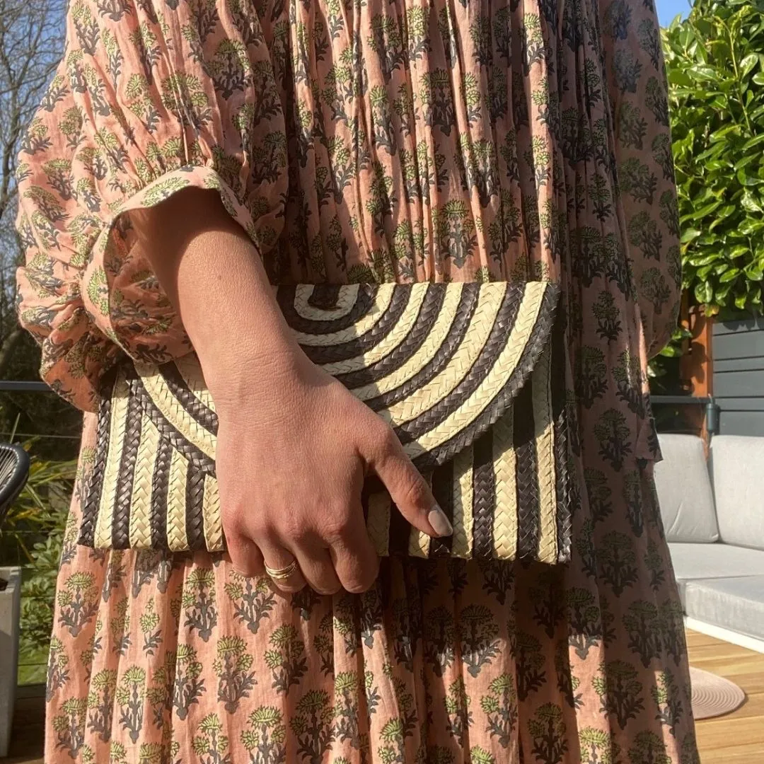 The Raffia Clutch Bag