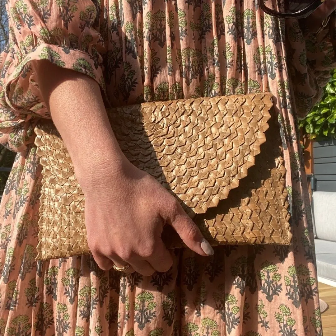 The Raffia Clutch Bag
