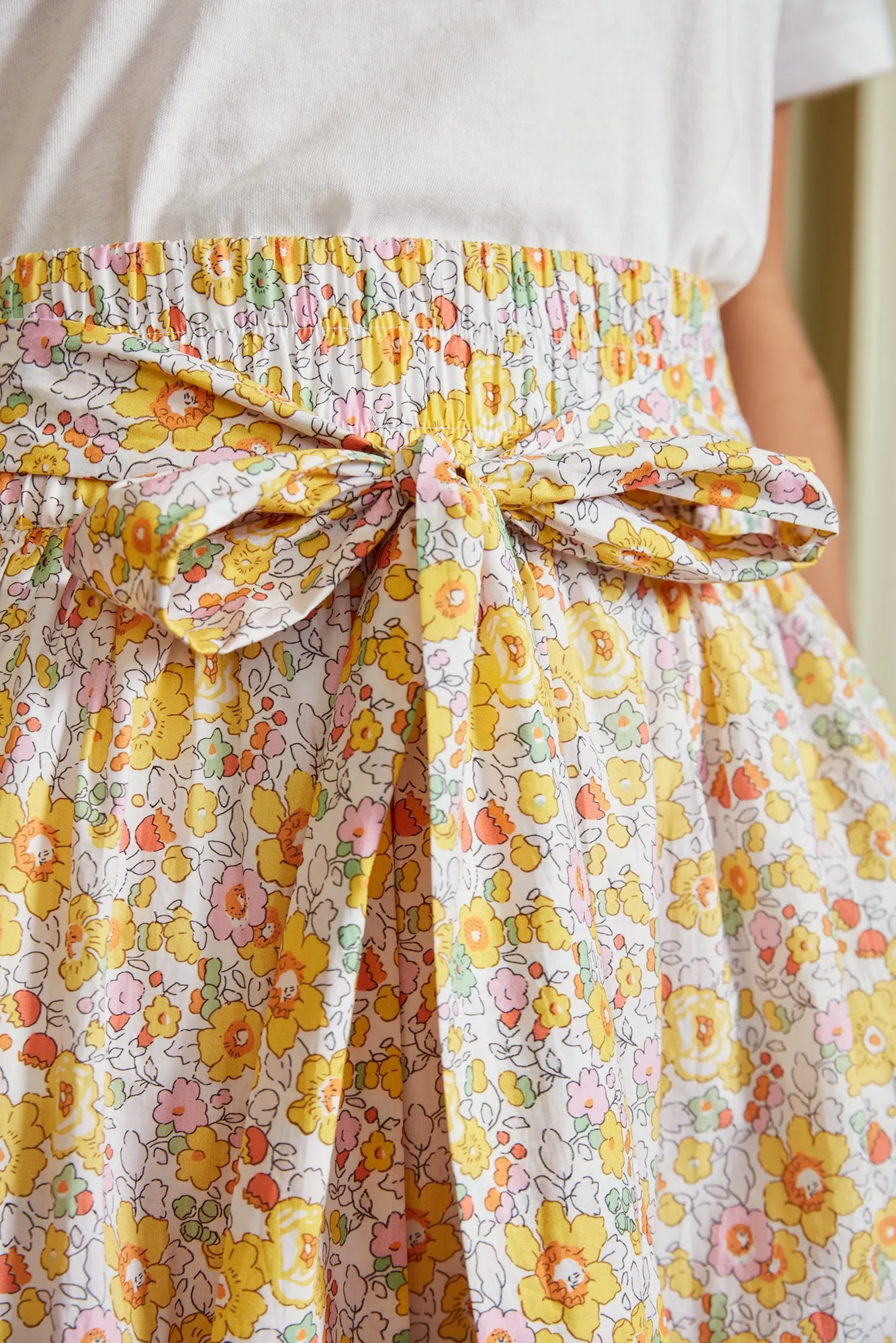 THE TIE WAIST SKIRT | Sunshine Florals