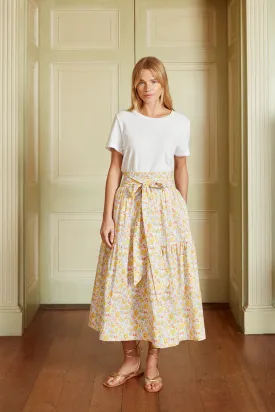 THE TIE WAIST SKIRT | Sunshine Florals