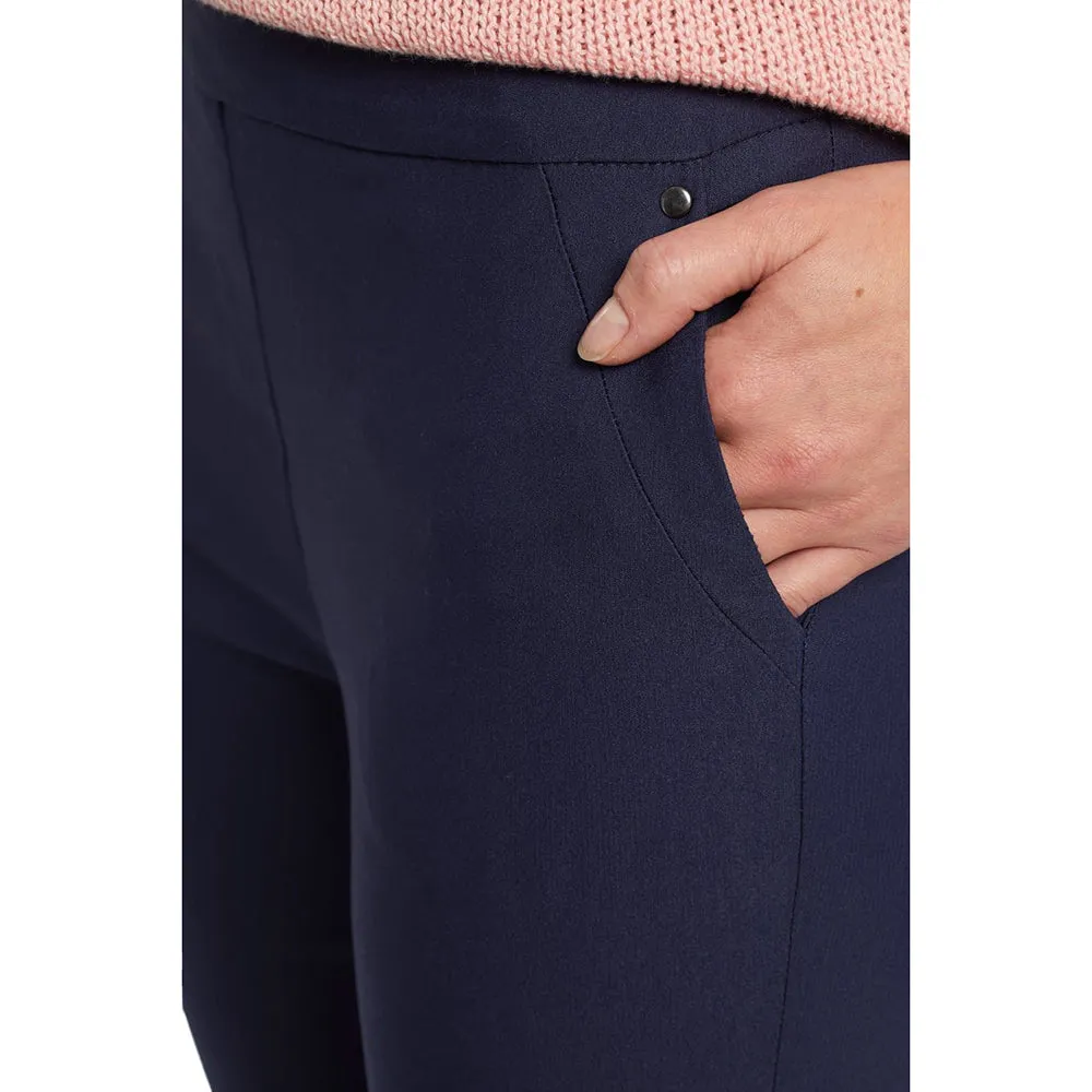 Tribal Flatten It Pull On Capri - Deepblue*