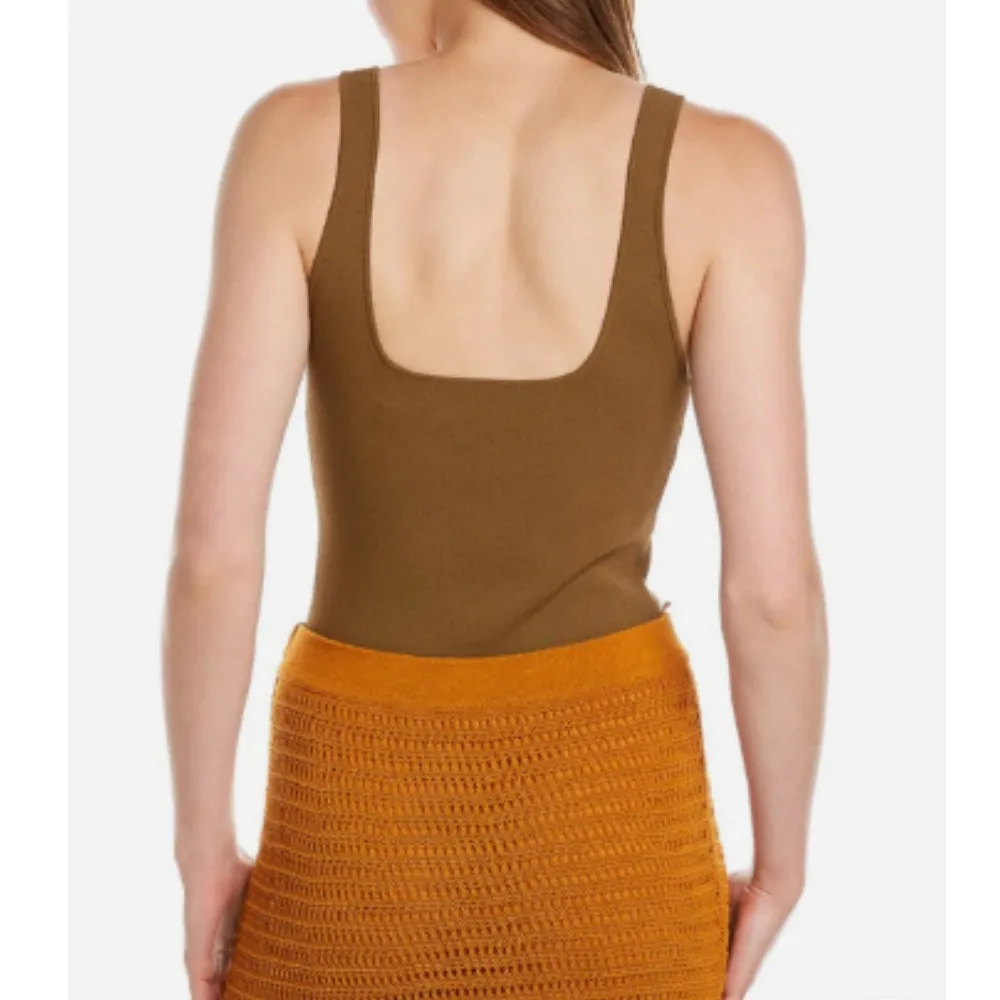 VINCE Knit Square Neck Tank