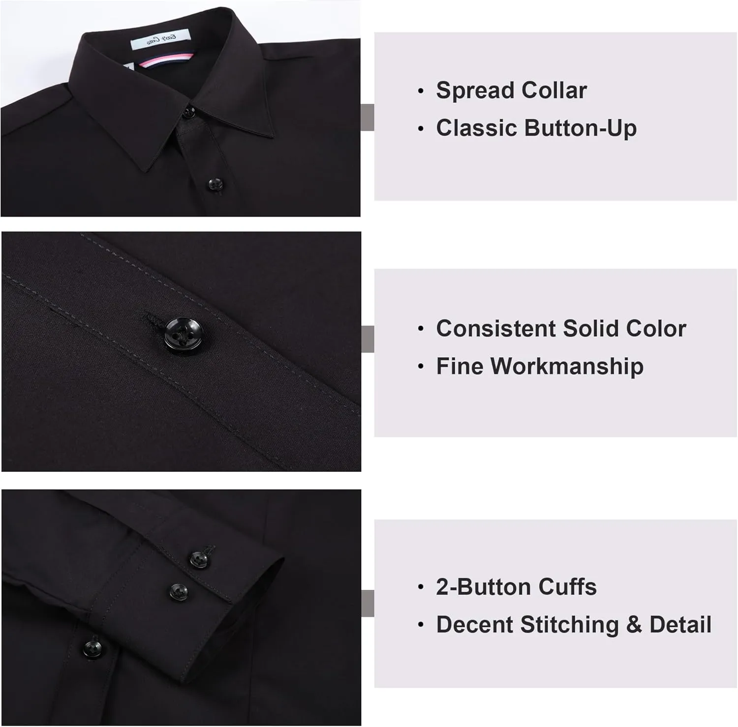 WARHORSEE Womens Button Down Shirt Long Sleeve Work Dress Shirts, V Neck Easy Care Stretchy Business Casual Blouses for Women