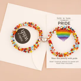 Wholesale Color Rice Bead Bracelet Love Magnet Magnetic Attraction JDC-BT-YingH002