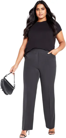 Women's Plus Size Cool Hand Trouser Charcoal